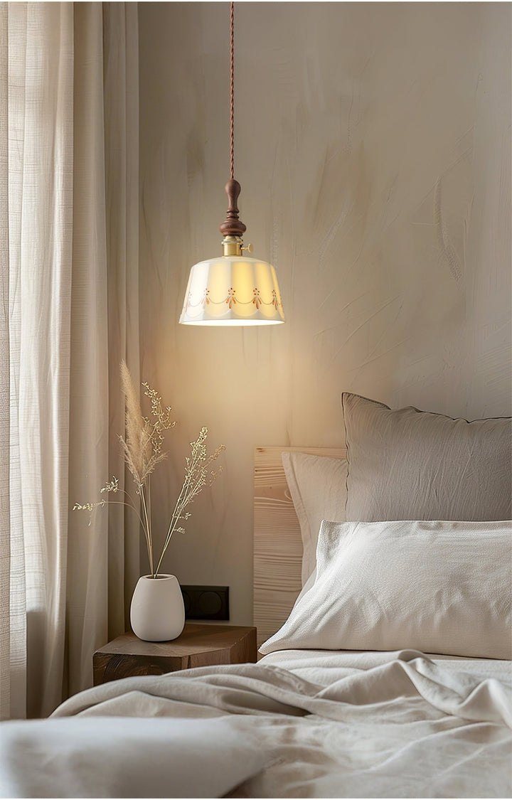 Roselind Ceramic Pendant Light - Vakkerlight
