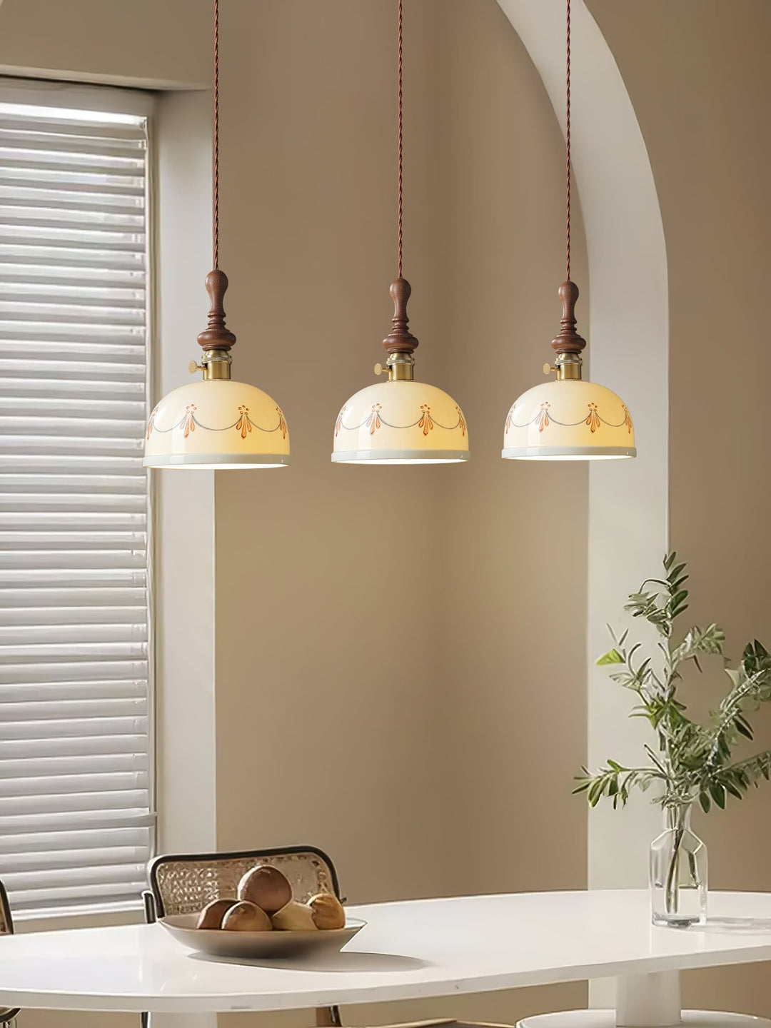 Roselind Ceramic Pendant Light - Vakkerlight