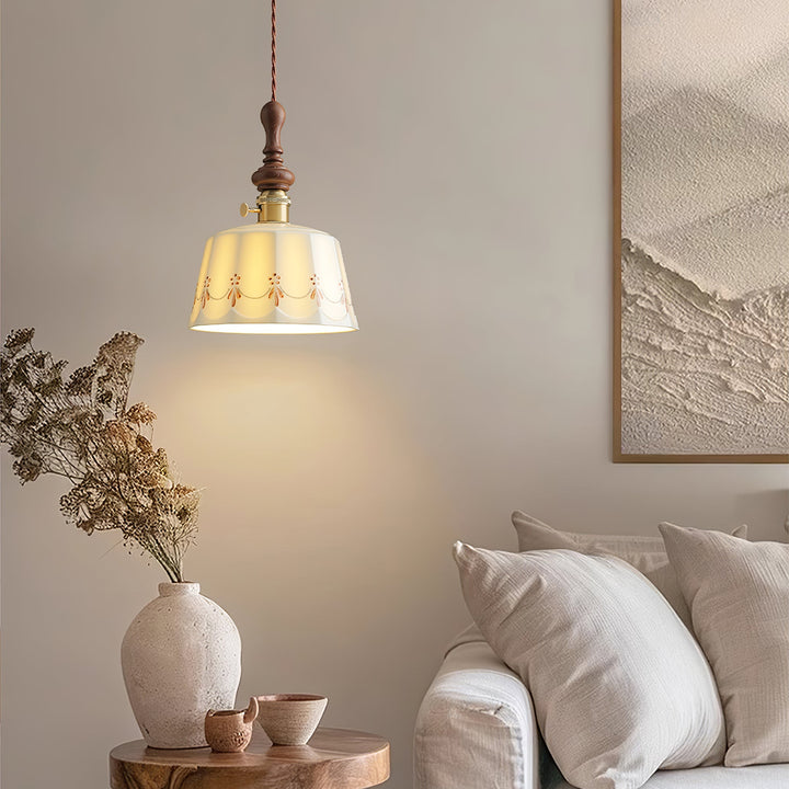 Roselind Ceramic Pendant Light - Vakkerlight