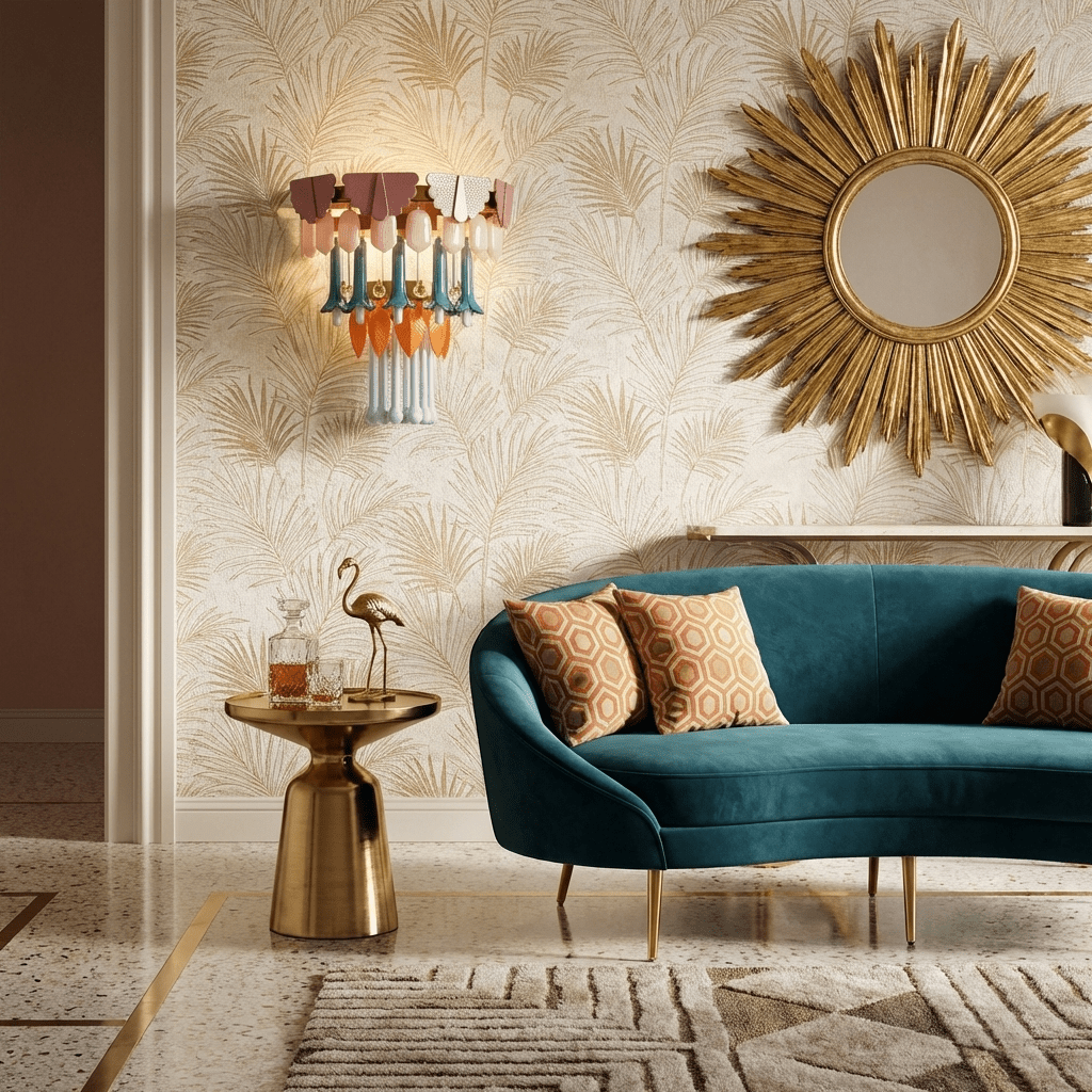 Roselle Ceramic Fringe Chandelier