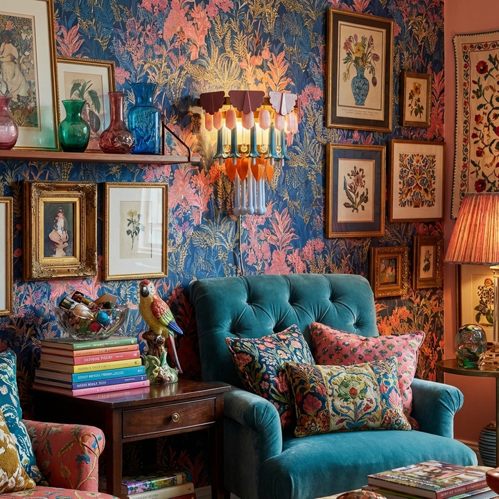 Roselle Ceramic Fringe Chandelier