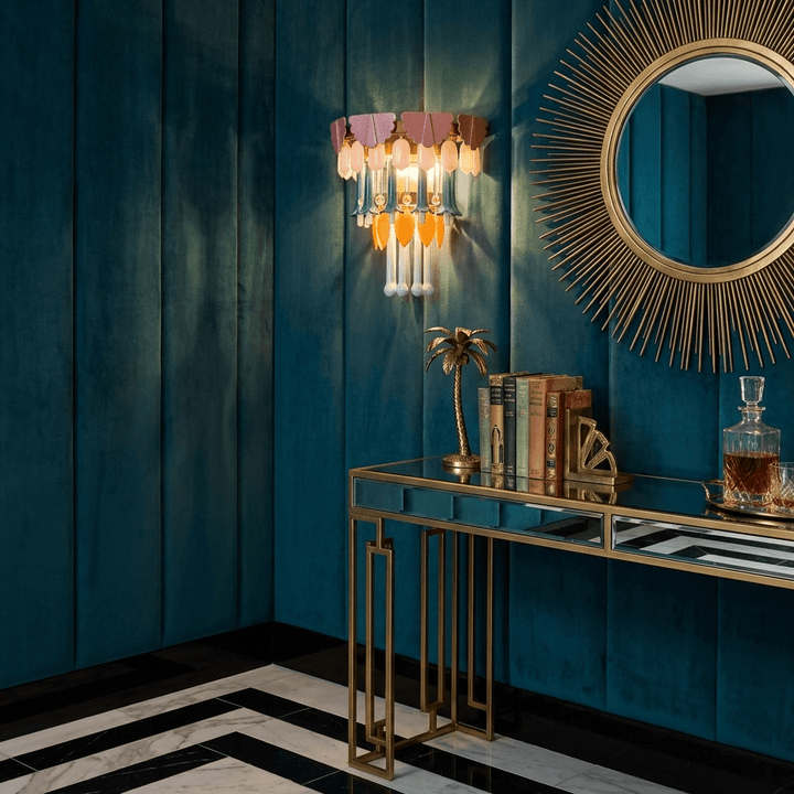 Roselle Ceramic Fringe Chandelier