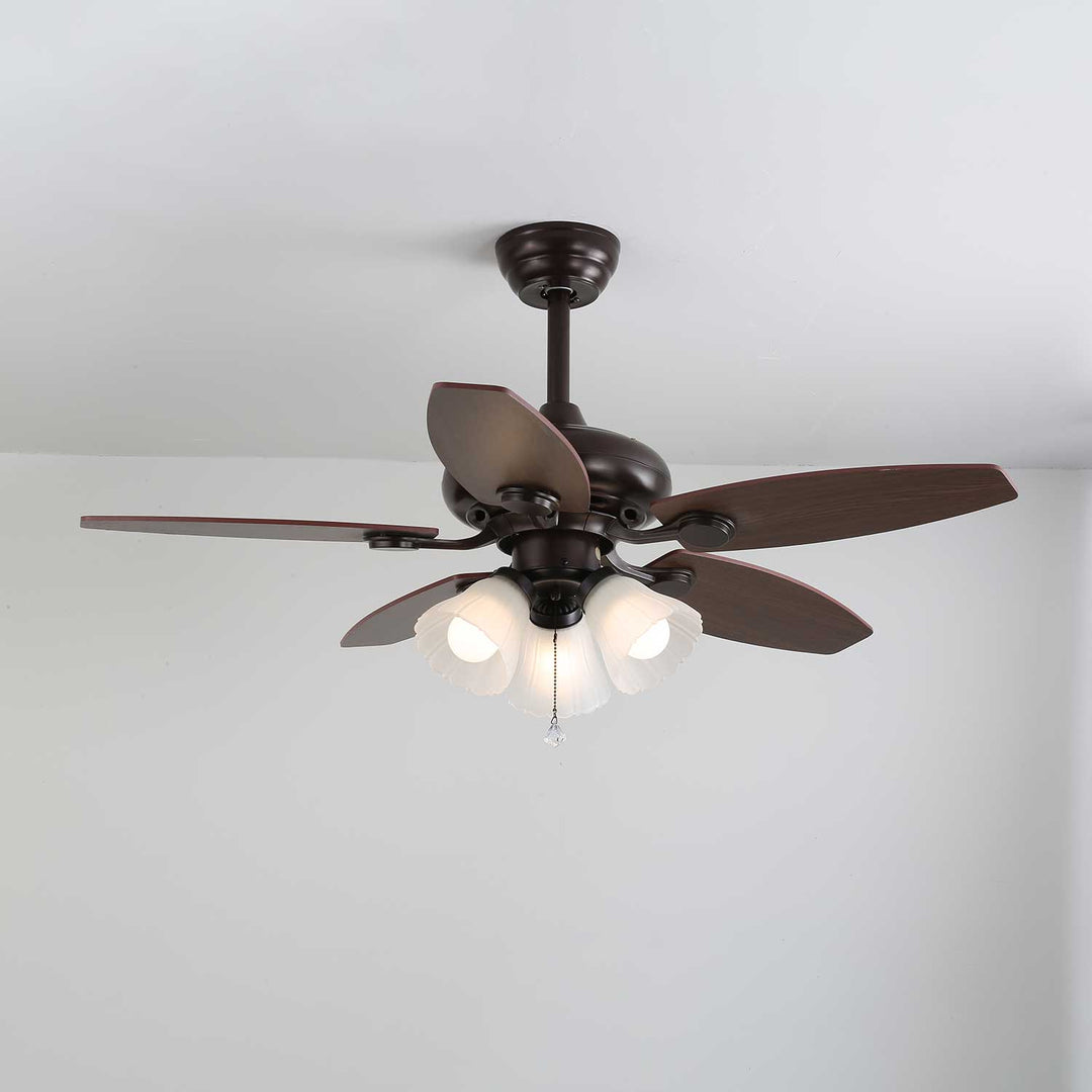 Roselore Bloom Ceiling Fan Light - Vakkerlight