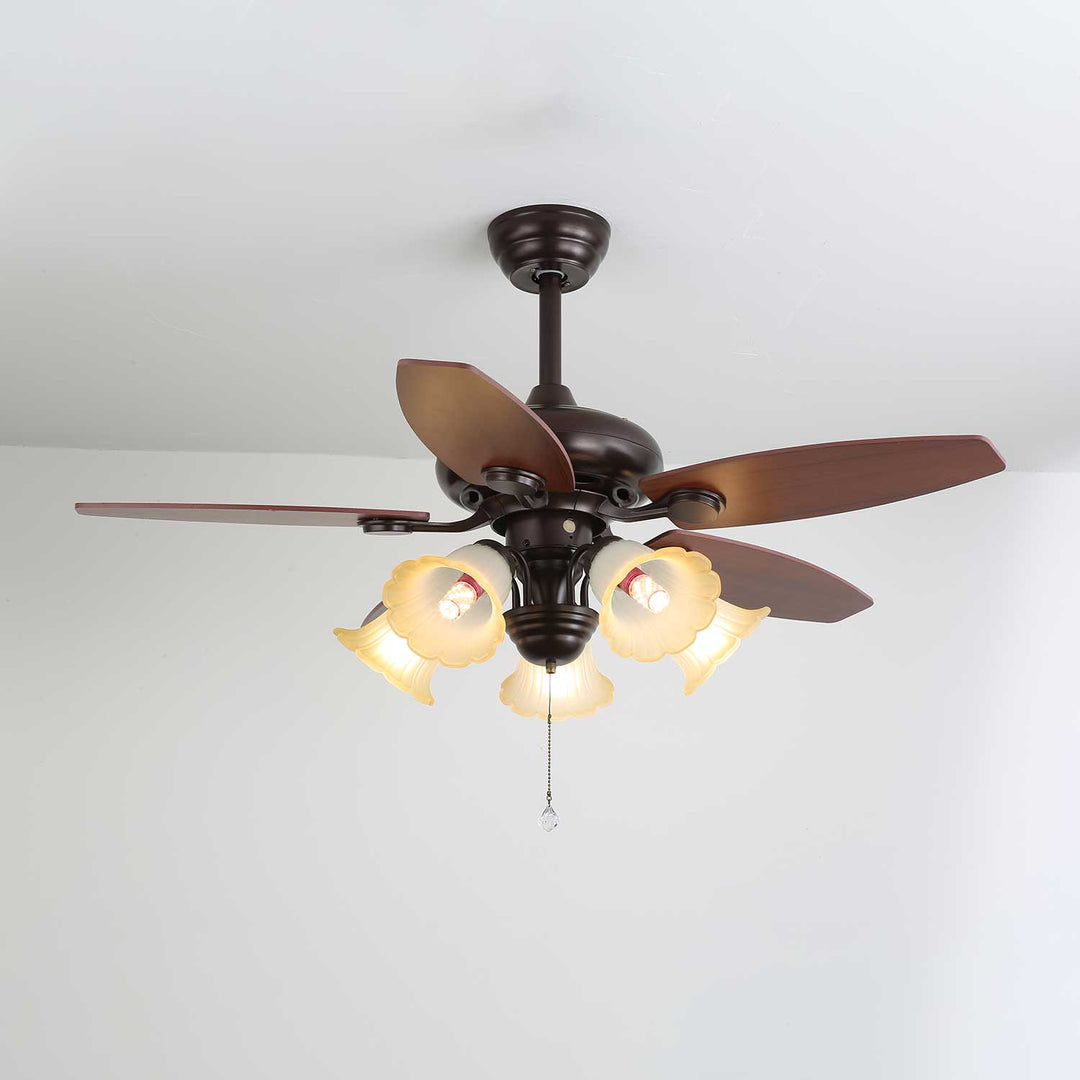 Roselore Bloom Ceiling Fan Light - Vakkerlight