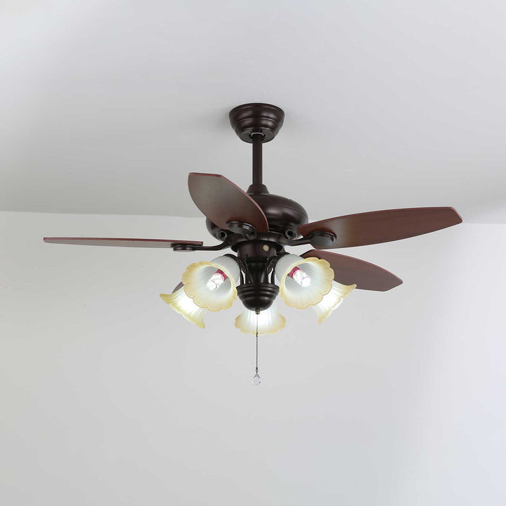 Roselore Bloom Ceiling Fan Light - Vakkerlight