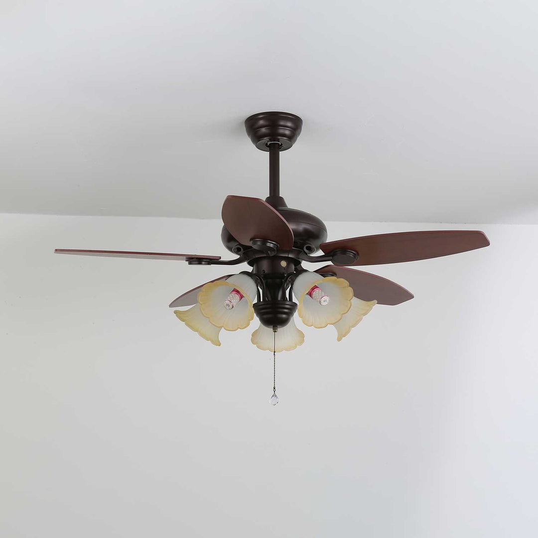 Roselore Bloom Ceiling Fan Light - Vakkerlight