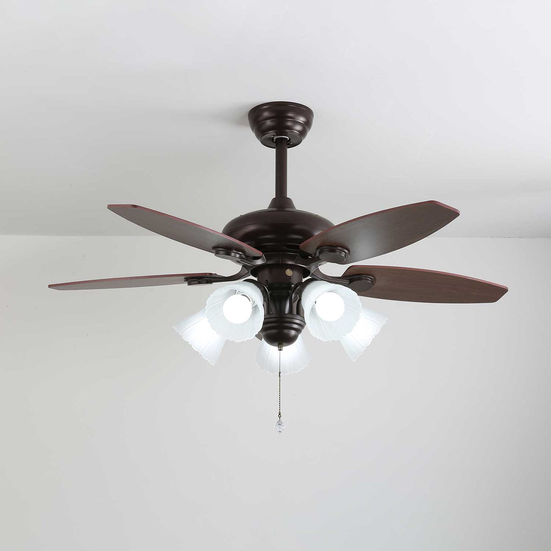Roselore Bloom Ceiling Fan Light - Vakkerlight