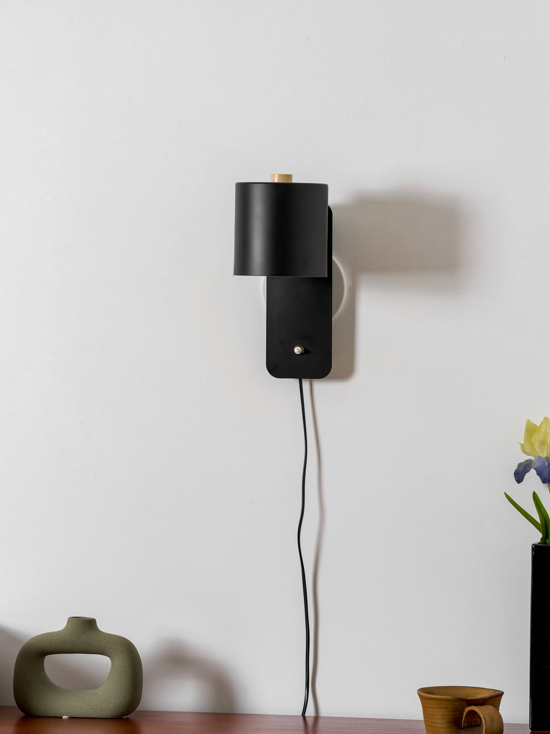 Rotatable Cylinder Plug - in Wall Lamp - Vakkerlight