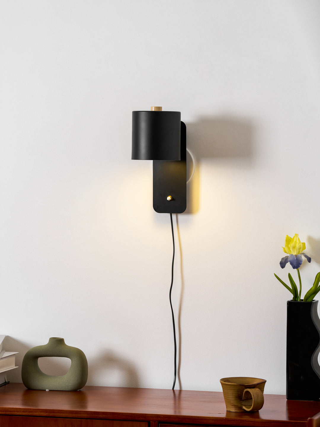 Rotatable Cylinder Plug - in Wall Lamp - Vakkerlight