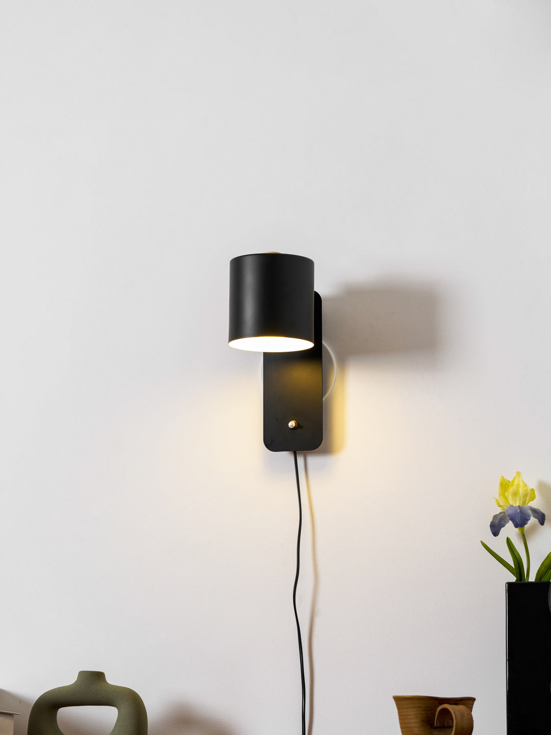 Rotatable Cylinder Plug - in Wall Lamp - Vakkerlight
