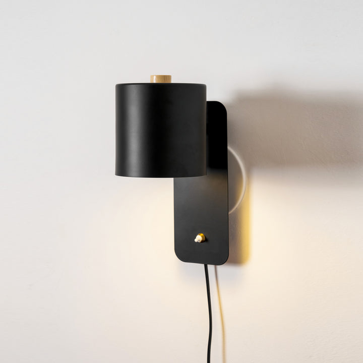 Rotatable Cylinder Plug - in Wall Lamp - Vakkerlight