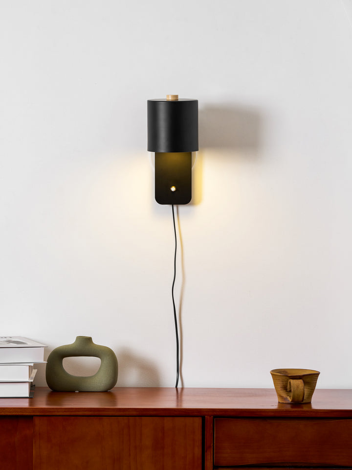 Rotatable Cylinder Plug - in Wall Lamp - Vakkerlight