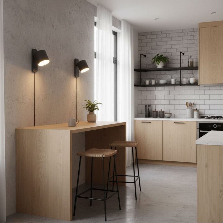 Rotatable Cylinder Plug - in Wall Lamp - Vakkerlight