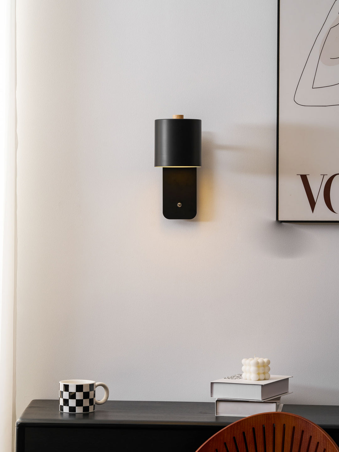 Rotatable Cylinder Rechargeable Wall Lamp - Vakkerlight