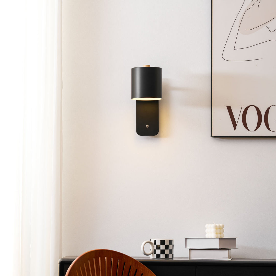 Rotatable Cylinder Rechargeable Wall Lamp - Vakkerlight