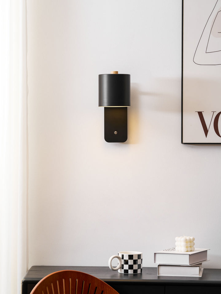 Rotatable Cylinder Rechargeable Wall Lamp - Vakkerlight