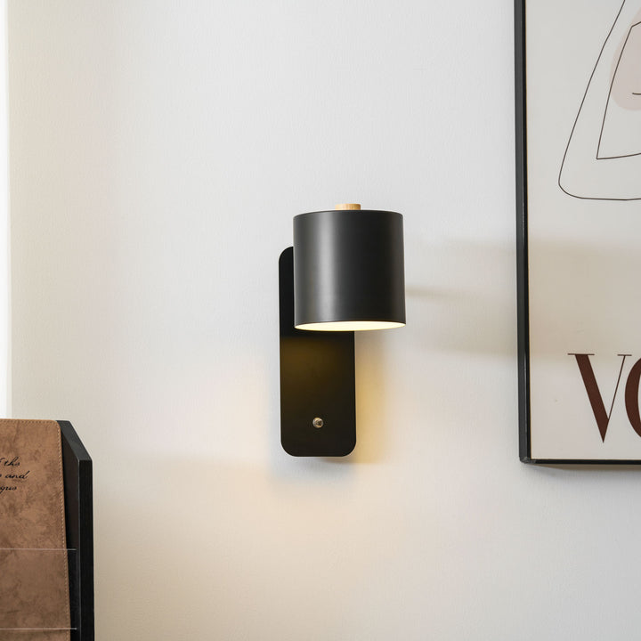 Rotatable Cylinder Rechargeable Wall Lamp - Vakkerlight