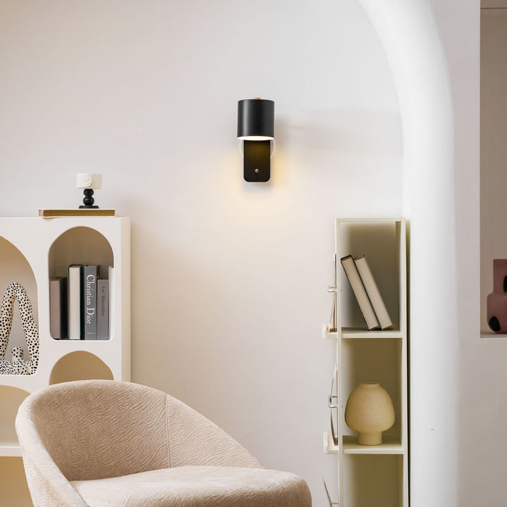 Rotatable Cylinder Rechargeable Wall Lamp - Vakkerlight