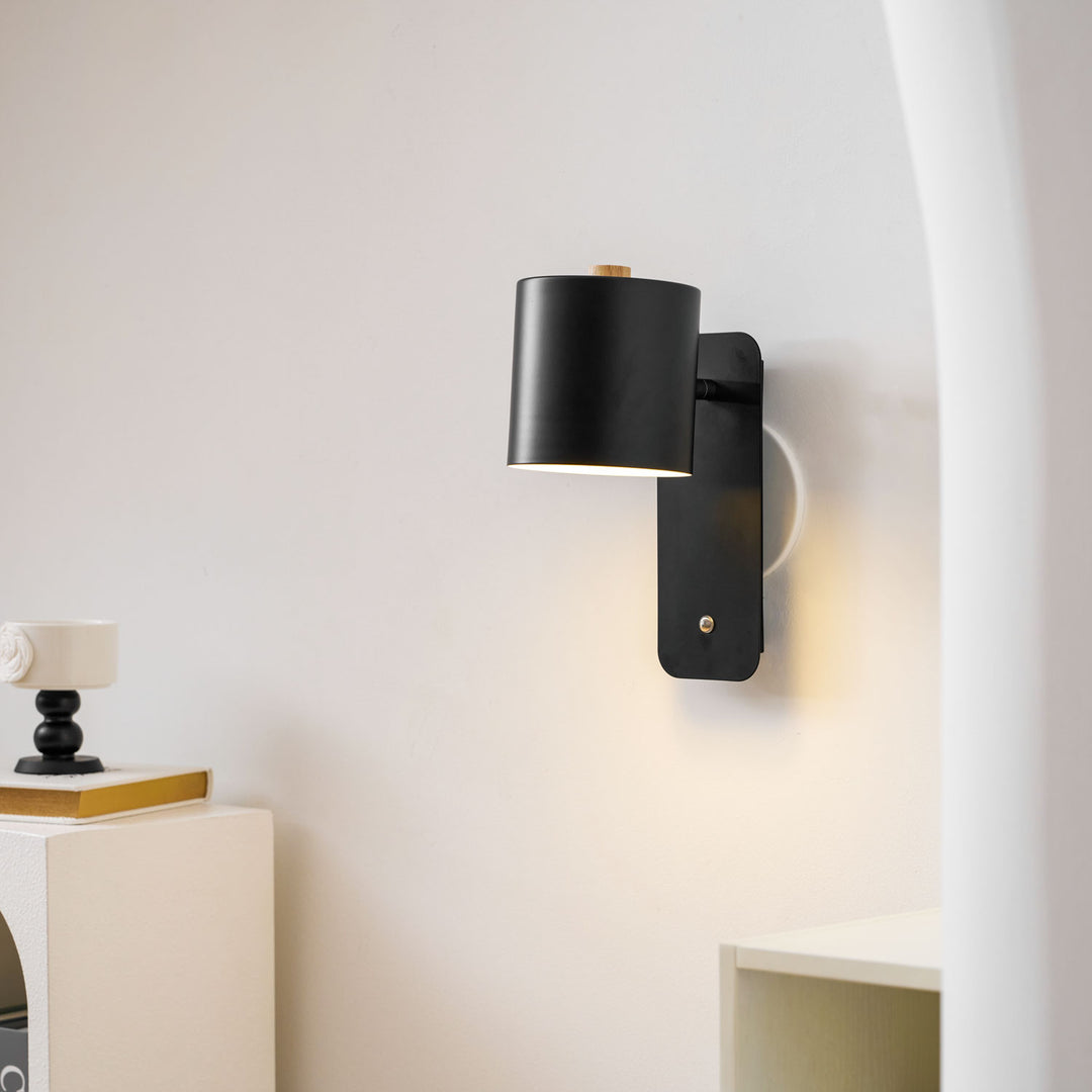 Rotatable Cylinder Rechargeable Wall Lamp - Vakkerlight