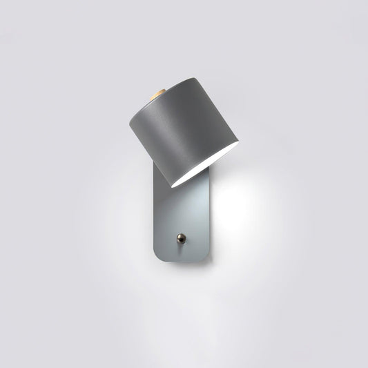 Rotatable Cylinder Rechargeable Wall Lamp - Vakkerlight
