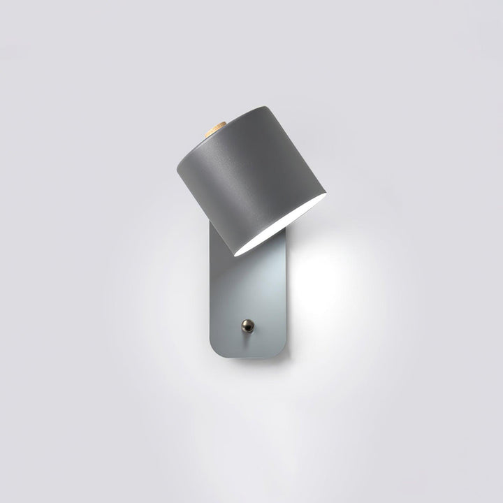 Rotatable Cylinder Rechargeable Wall Lamp - Vakkerlight