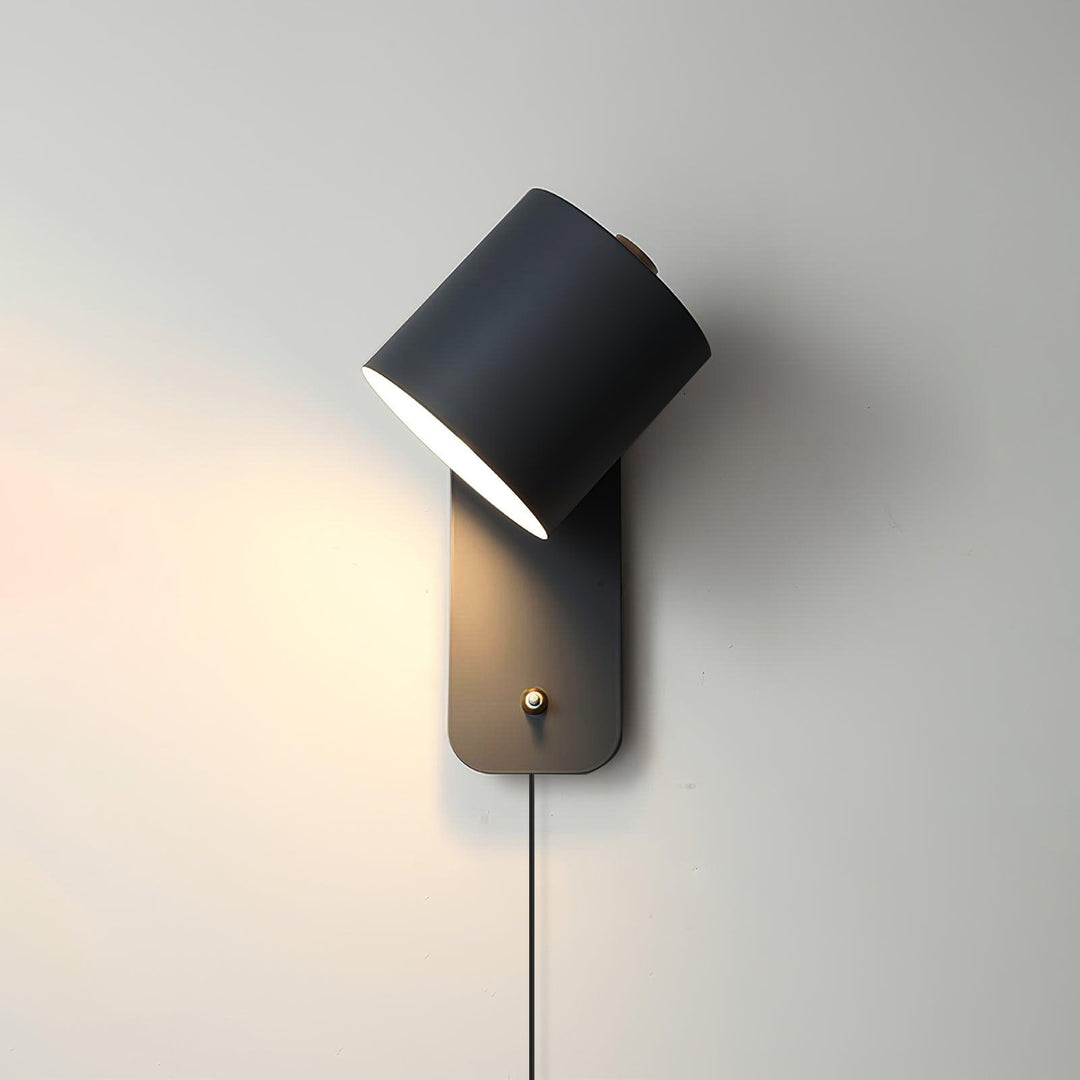 Rotatable Cylinder Plug - in Wall Lamp - Vakkerlight