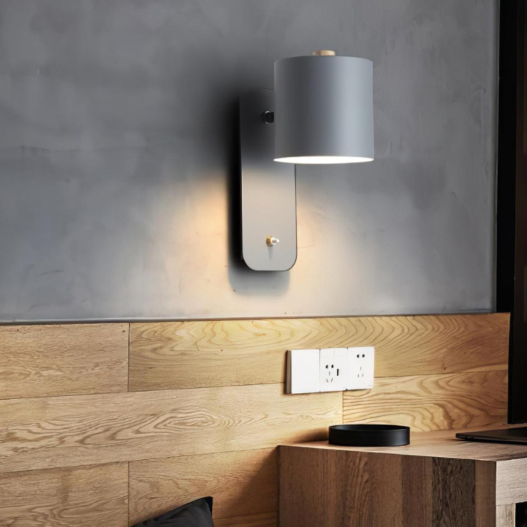 Rotatable Cylinder Plug - in Wall Lamp - Vakkerlight