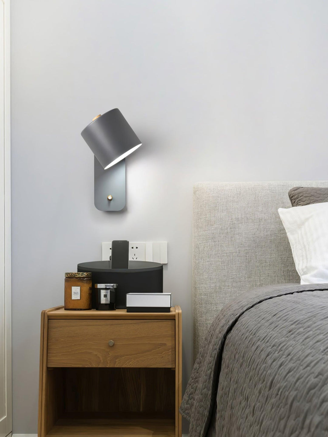 Rotatable Cylinder Plug - in Wall Lamp - Vakkerlight