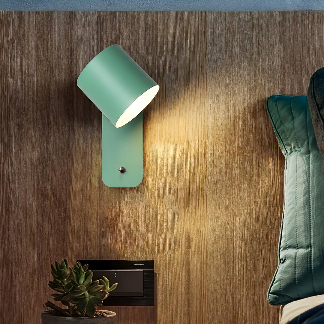Rotatable Cylinder Rechargeable Wall Lamp - Vakkerlight