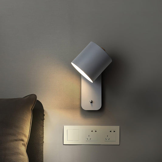 Rotatable Cylinder Rechargeable Wall Lamp - Vakkerlight