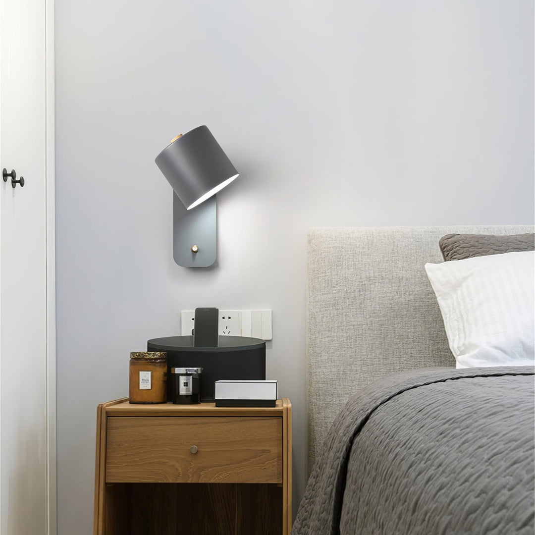 Rotatable Cylinder Plug - in Wall Lamp - Vakkerlight