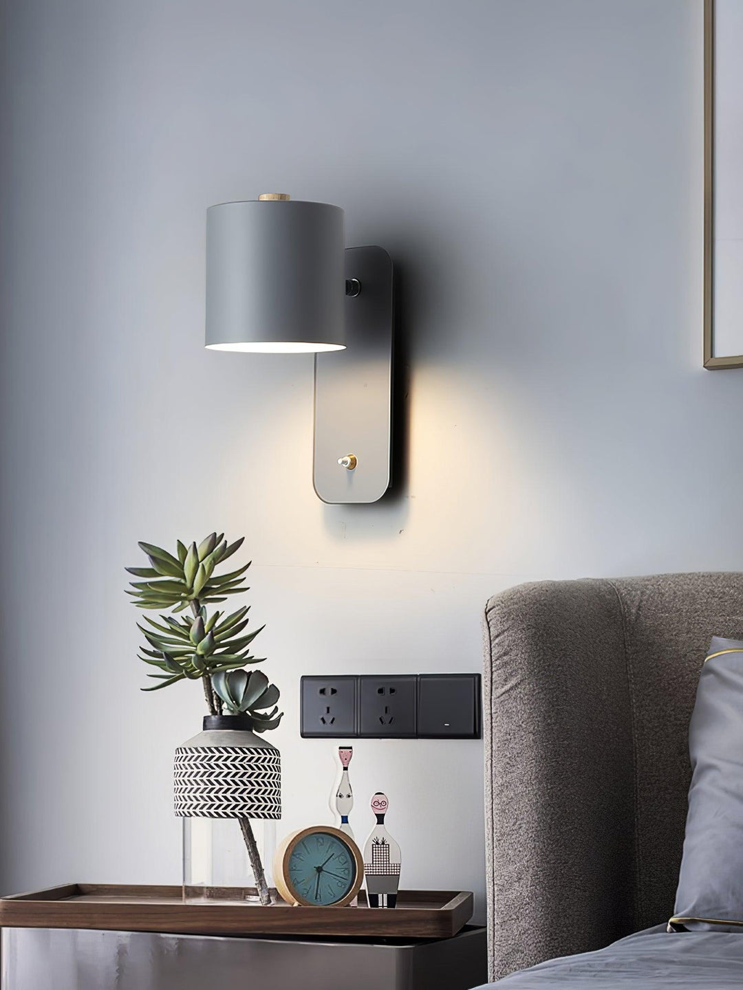 Rotatable Cylinder Plug - in Wall Lamp - Vakkerlight