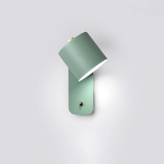 Rotatable Cylinder Rechargeable Wall Lamp - Vakkerlight