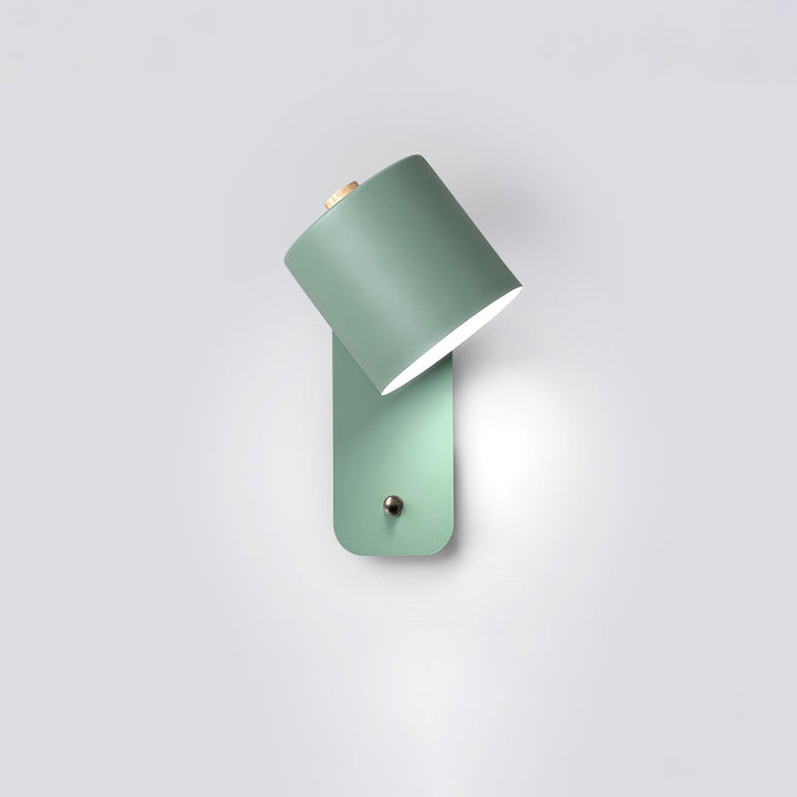 Rotatable Cylinder Rechargeable Wall Lamp - Vakkerlight