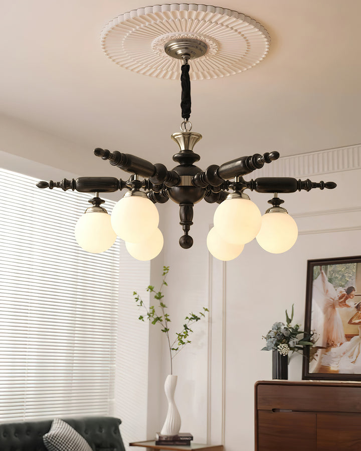 Rotating Stick Chandelier - Vakkerlight