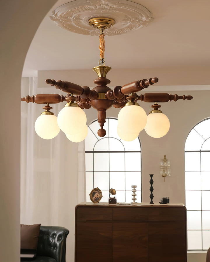 Rotating Stick Chandelier - Vakkerlight