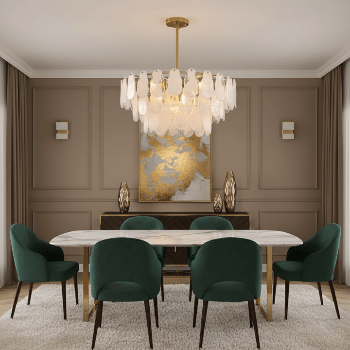 Round Cloud Glass Chandelier - Vakkerlight