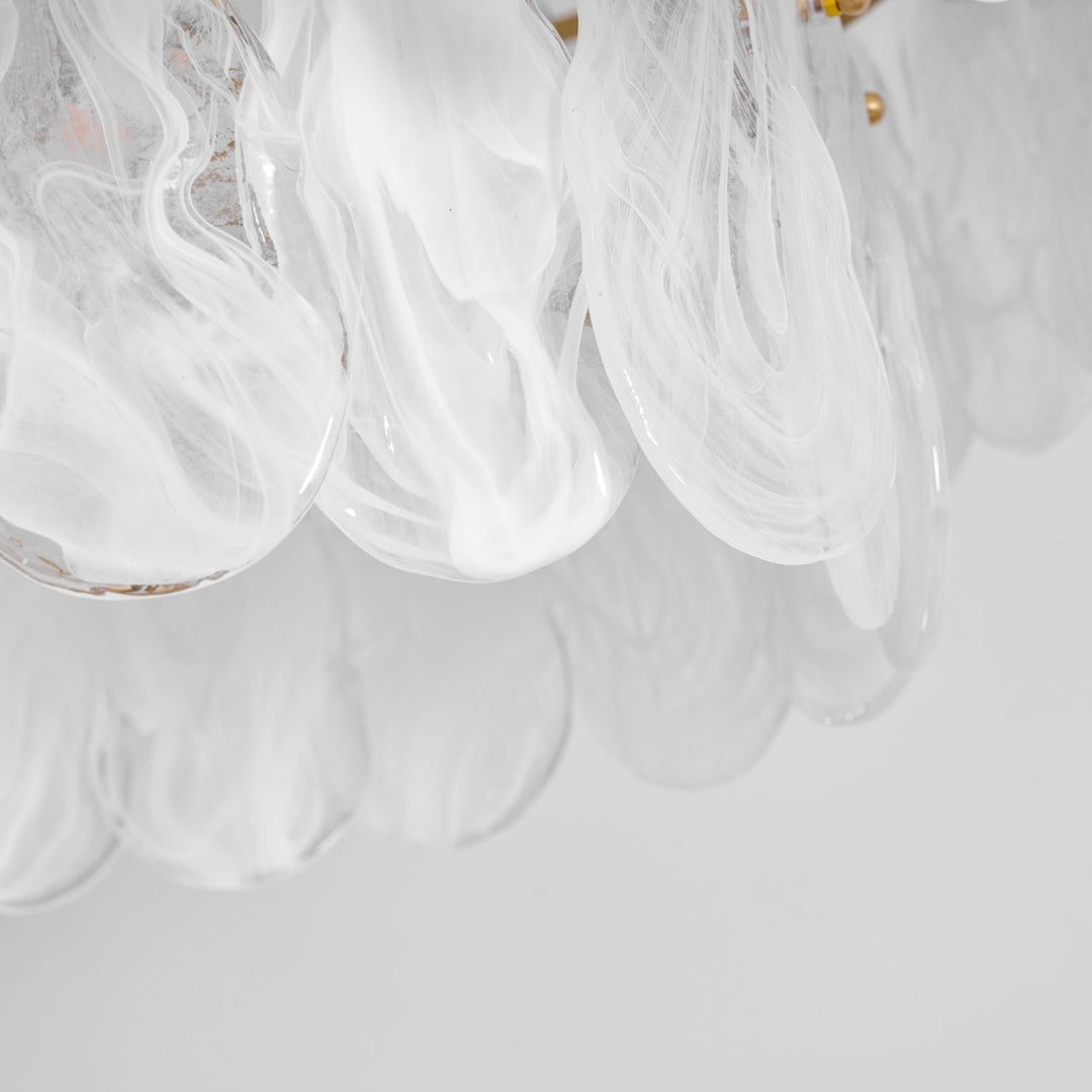 Round Cloud Glass Chandelier - Vakkerlight