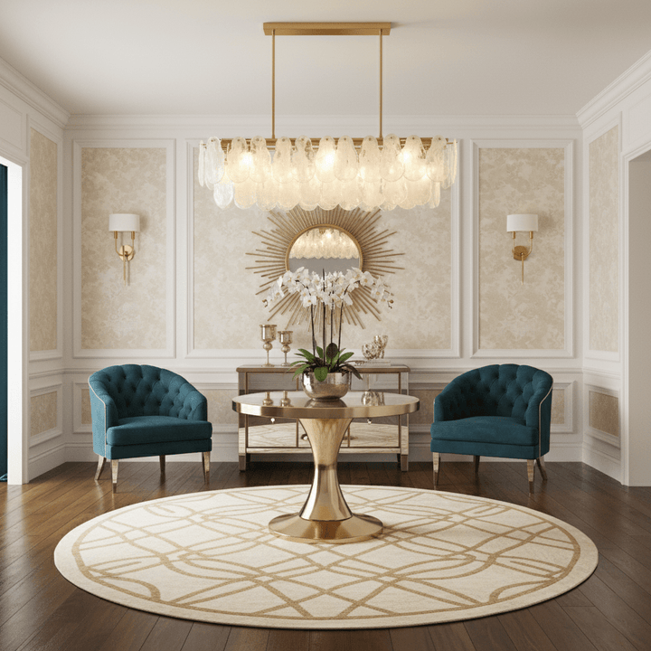 Round Cloud Glass Chandelier - Vakkerlight