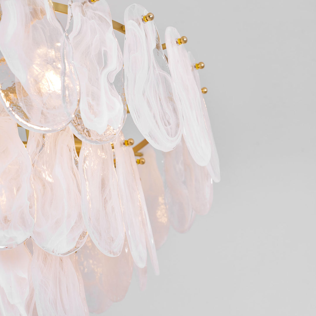 Round Cloud Glass Chandelier - Vakkerlight