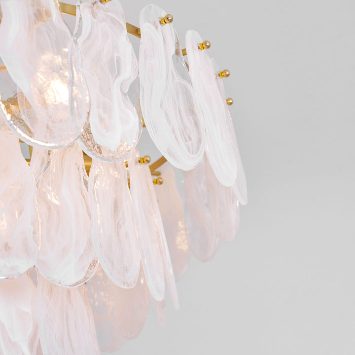 Round Cloud Glass Chandelier - Vakkerlight