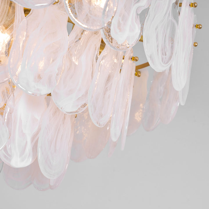 Round Cloud Glass Chandelier - Vakkerlight