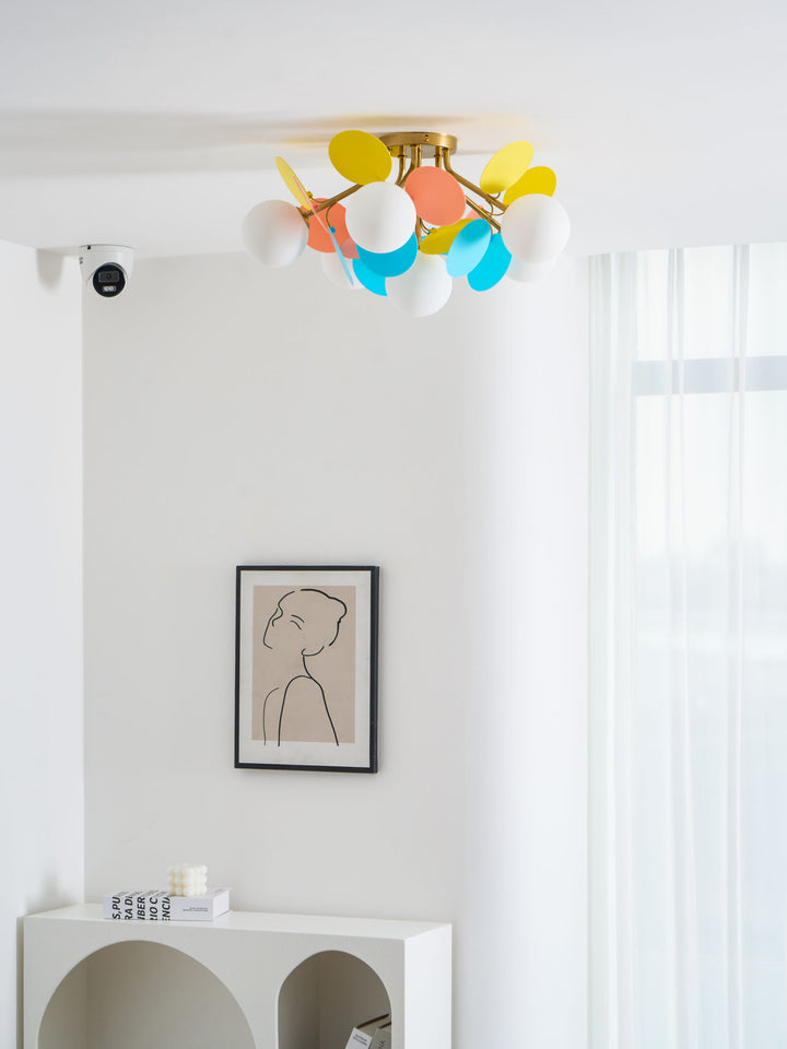 Round Macaron Ceiling Lamp - Vakkerlight