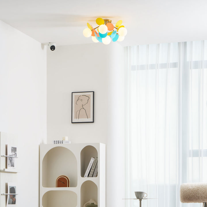 Round Macaron Ceiling Lamp - Vakkerlight