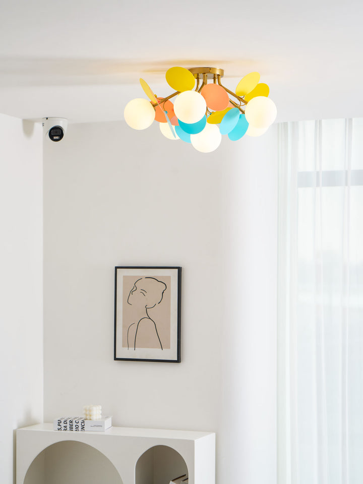 Round Macaron Ceiling Lamp - Vakkerlight