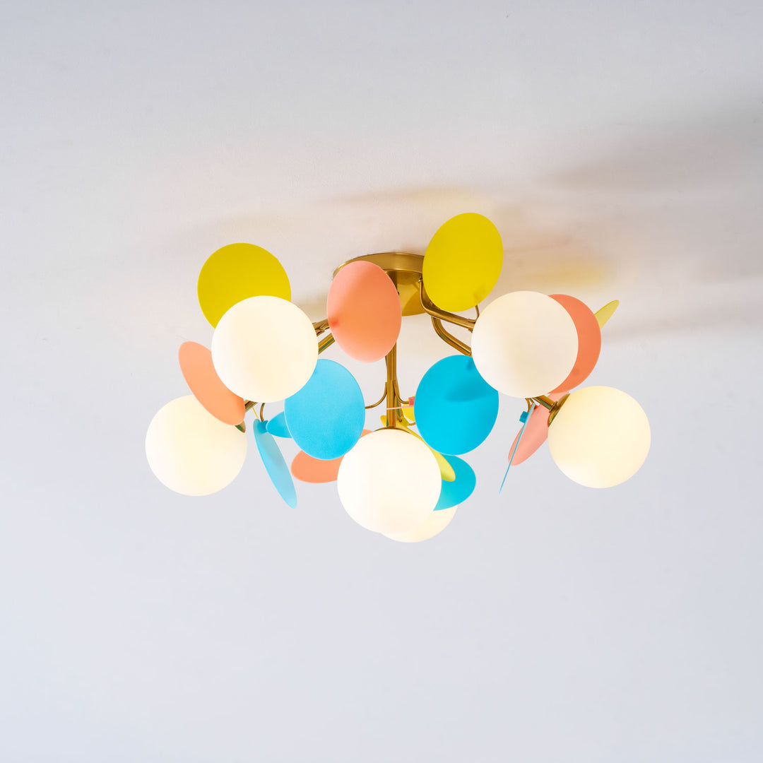 Round Macaron Ceiling Lamp - Vakkerlight
