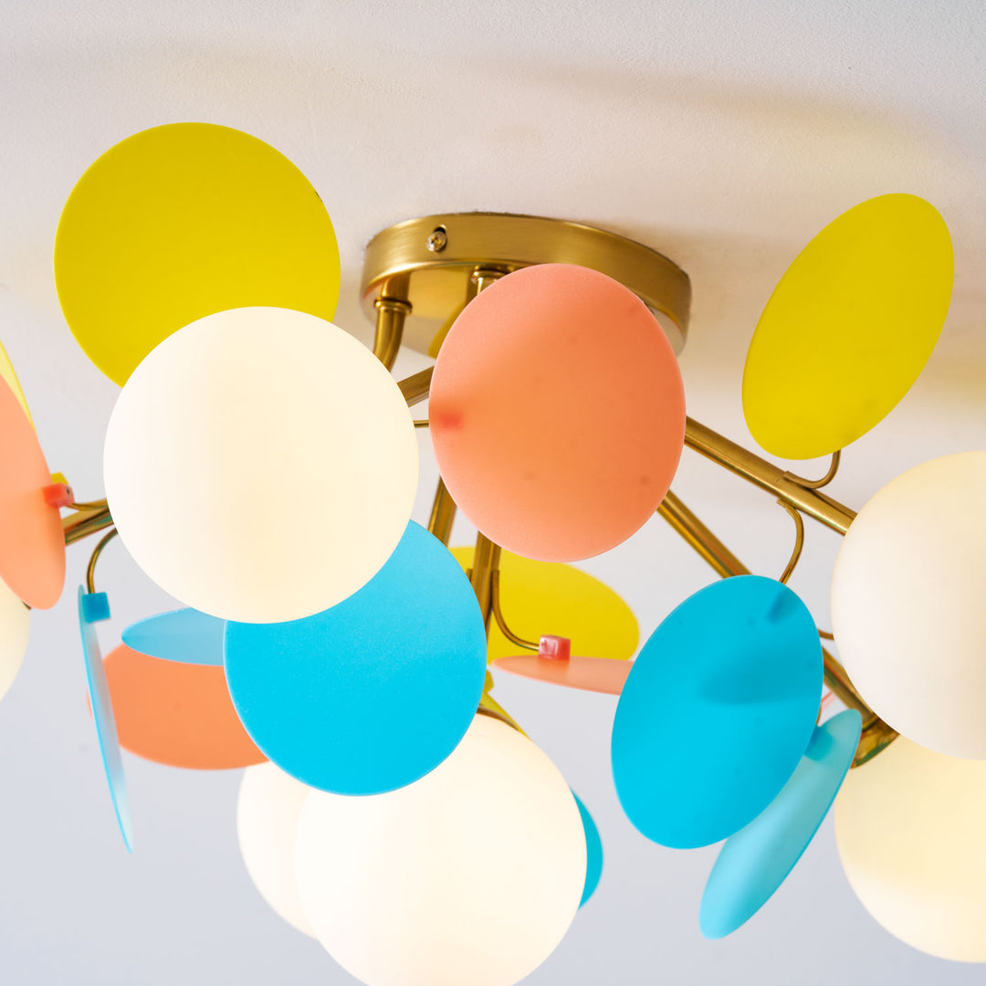 Round Macaron Ceiling Lamp - Vakkerlight