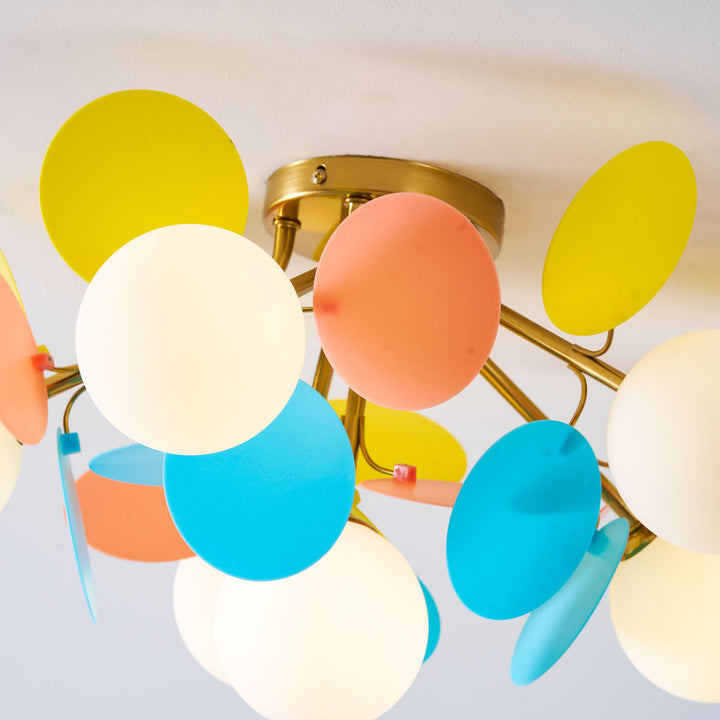 Round Macaron Ceiling Lamp - Vakkerlight