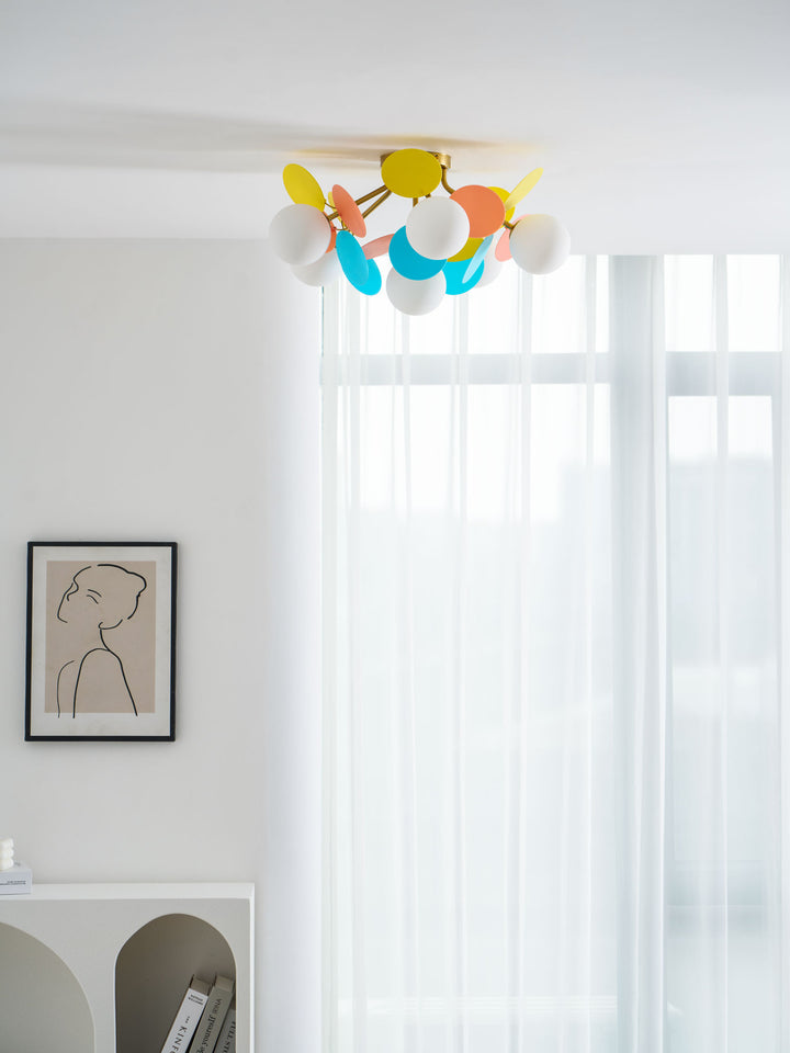 Round Macaron Ceiling Lamp - Vakkerlight