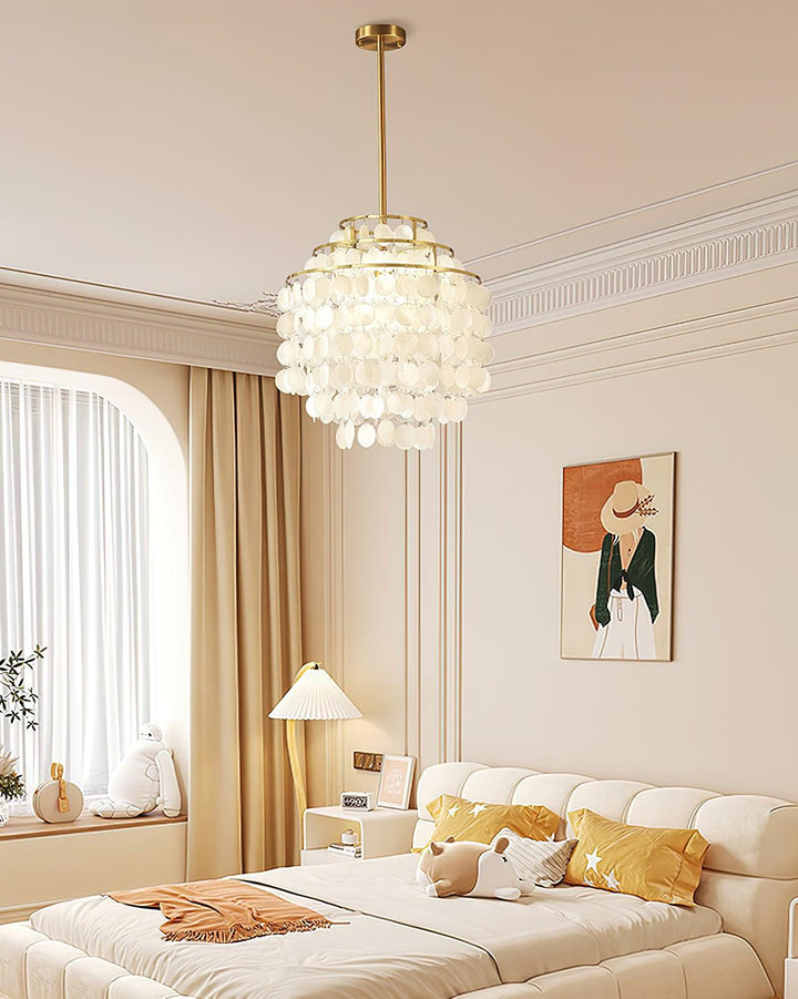 Round Shell Chandelier B - Vakkerlight